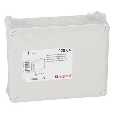 Legrand 920 64 električna priključnica, 220x170x86 mm, prikazuje se upakirana u zaštitnu foliju.