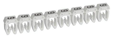 Legrand 038229 Markeerclip Opdruk 9 Buitendiameter 2.70 tot 3.90 mm 038229