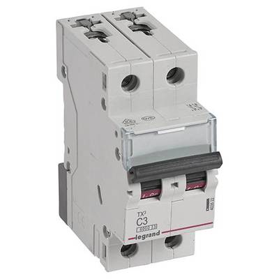 Dvopolni prekidač snage tvrtke Legrand, model TX3 C32. Koristi se za zaštitu električnih strujnih krugova od preopterećenja.