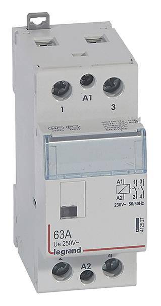 Legrand Legrand 412527 instalacijski kontaktor 2 zatvarač 230 V 63 A Piece 1 St.