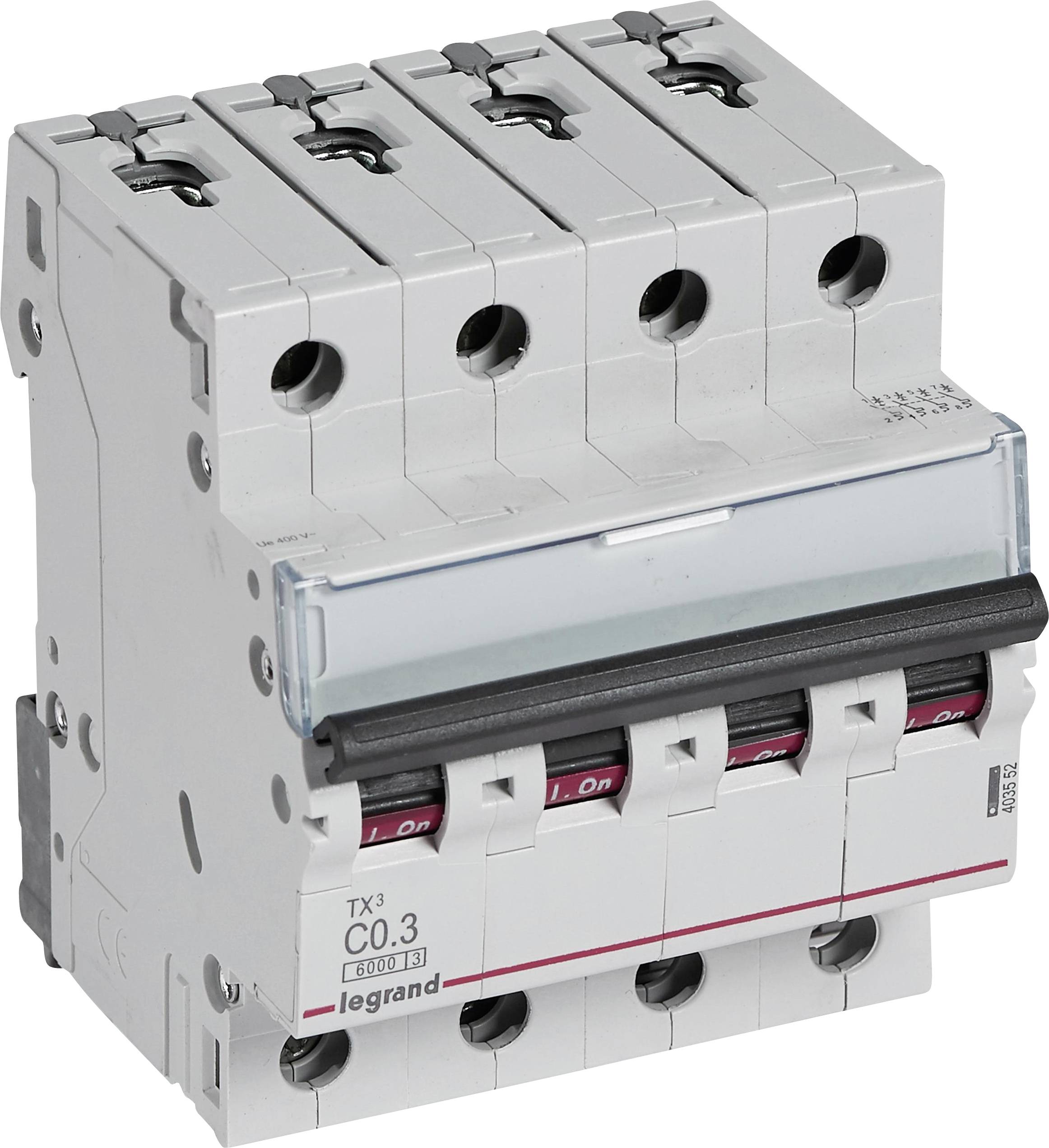 Legrand 403552 Legrand 403552 zaštitna sklopka za vodove 0.3 A 400 V/AC