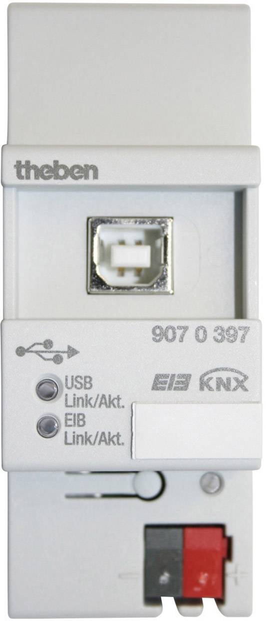 KNX USB mrežni interfejs modula od Thebena, model 907 0 397, za povezivanje i upravljanje sustavima kućne automatizacije.