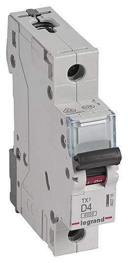 Legrand 403716 Legrand 403716 zaštitna sklopka za vodove 4 A 230 V/AC, 400 V/AC
