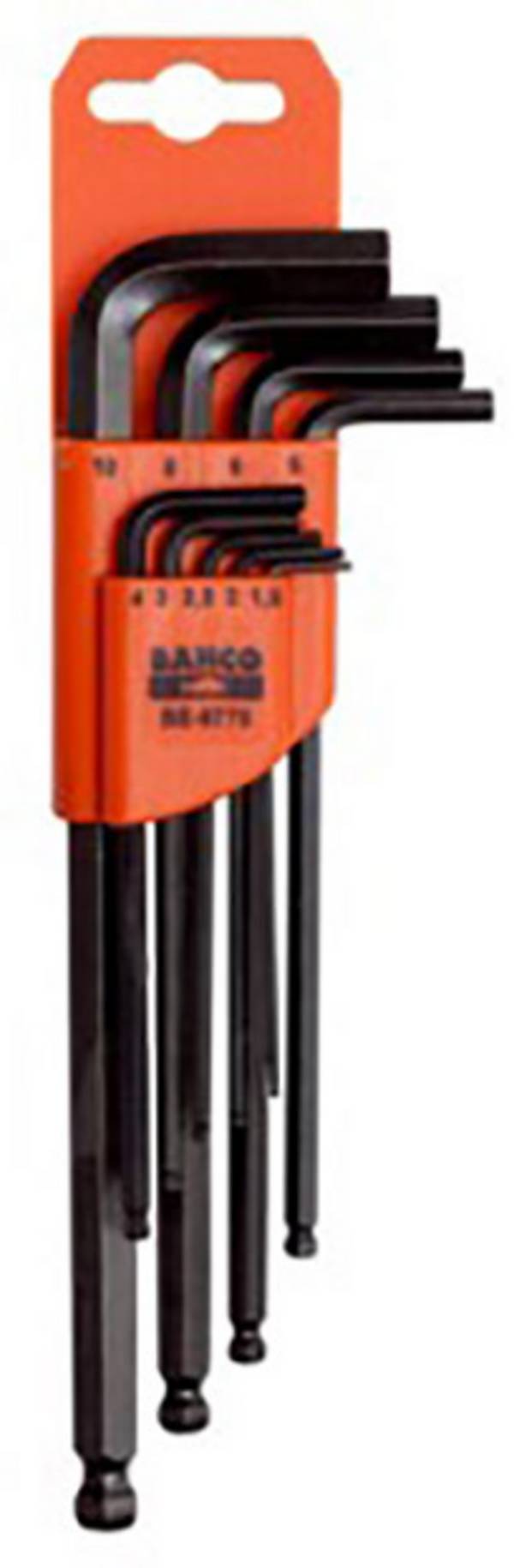 Bahco  šesterokut komplet kutnih odvijača 1.5 mm, 2 mm, 2.5 mm, 3 mm, 4 mm, 5 mm, 6 mm, 8 mm, 10 mm   9-dijelni