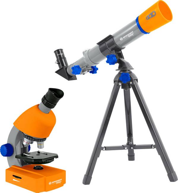 Bresser Optik Junior Teleskop & Mikroskop-Set teleskop s lećom azimutalna akromatičan Uvećanje 20 do 32 x