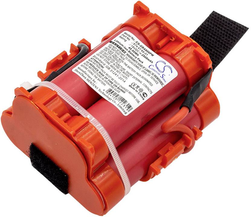 CS Cameron Sino CSGRA800PW električni alaT-akumulator Zamjenjuje originalnu akumul. bateriju 505 69 73-20, 574 47 68-01, 574 47 68-02, 574 47 68-03, 586 57 62-01, 586 57 62-02 18 V 2500 mAh Li-Ion