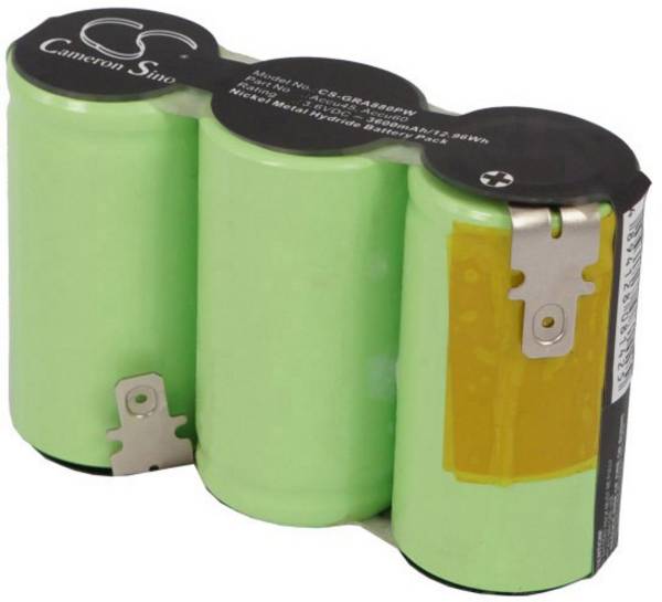 CS Cameron Sino CSGRA880PW  električni alaT-akumulator Zamjenjuje originalnu akumul. bateriju 302768, Accu45, Accu60 3.6 V 3600 mAh NiMH