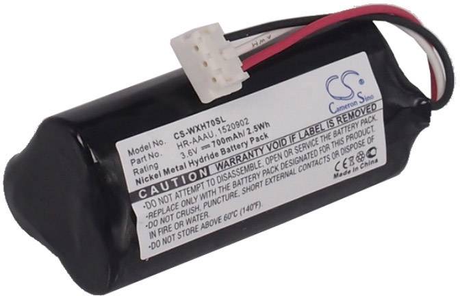 CS Cameron Sino punjiva baterija aparata za brijanje Zamjenjuje originalnu akumul. bateriju 1520902, HR-AAAU Cadus, Kadus, Tonedo, Wella 3.6 V 700 mAh