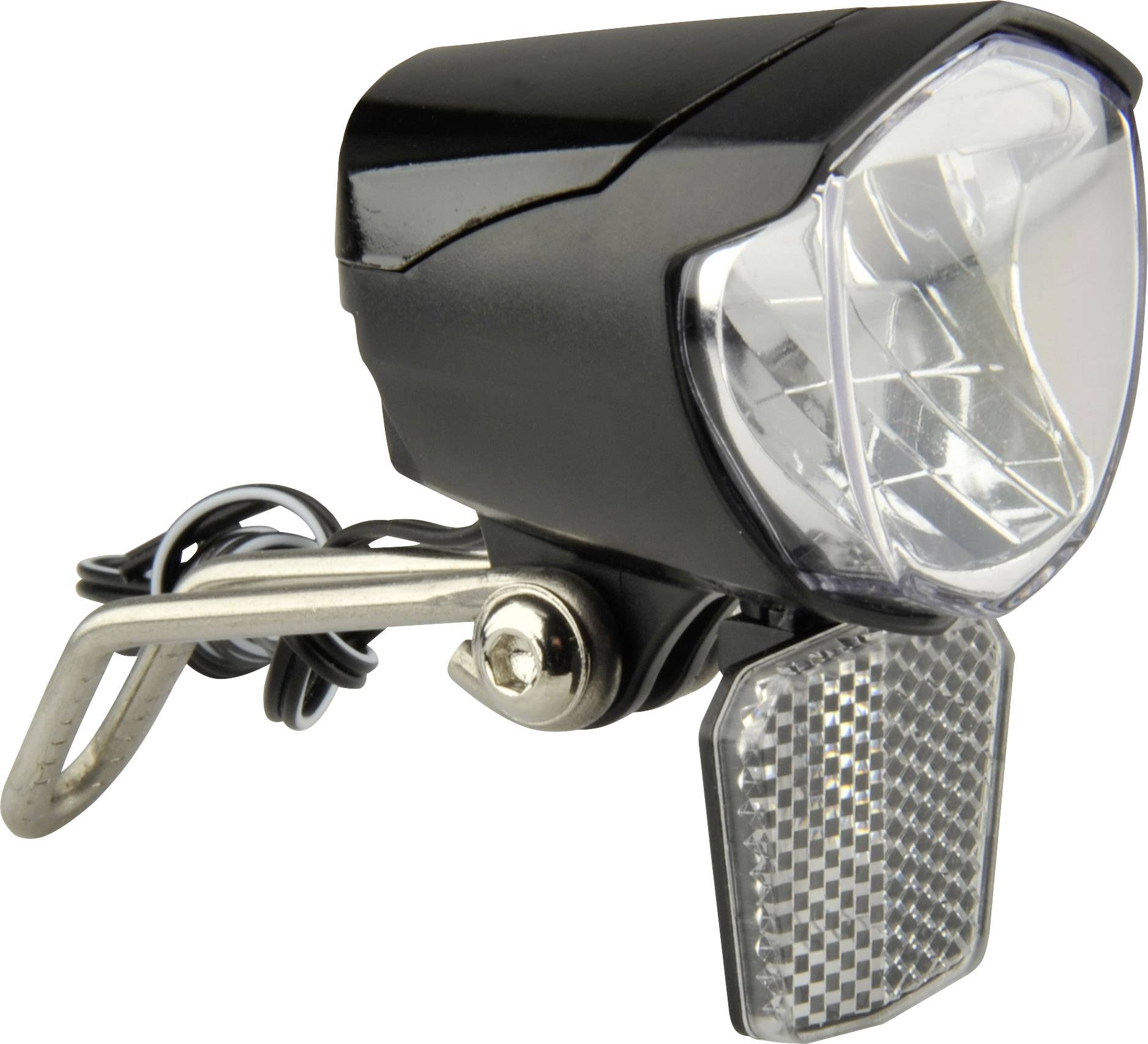 FISCHER FAHRRAD 85355 Koplamp LED werkt op de dynamo Zwart