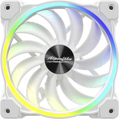 Alpenföhn Wing Boost 3 ARGB High Speed PWM ventilator za PC kućište bijela (Š x V x D) 120 x 120 x 25 mm uklj. LED rasvj