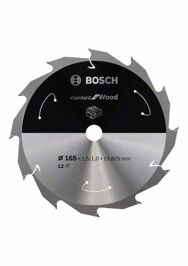 Bosch Accessories Bosch Power Tools 2608837680 list kružne pile od tvrdog metala 165 x 15.875 mm Broj zubaca (po inču): 12 1 St.