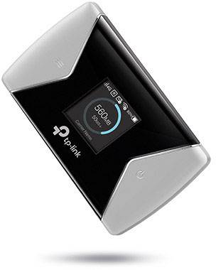 TP-LINK M7650 MiFi router Zwart, Grijs