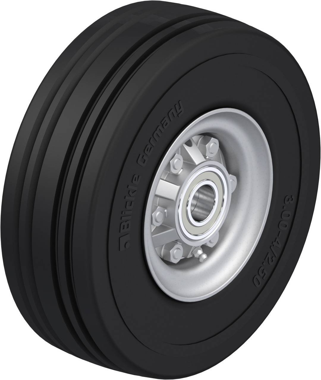 Blickle VLE 252/25-75K Luchtband Wieldiameter: 250 mm Draagvermogen (max.): 600 kg 1 stuk(s) afbeelding