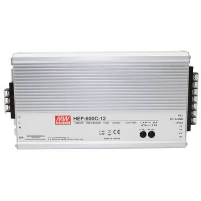 Mean Well punjač za olovne akumulatore  HEP-600C-12 12 V Struja za punjenje (maks.) 35 A