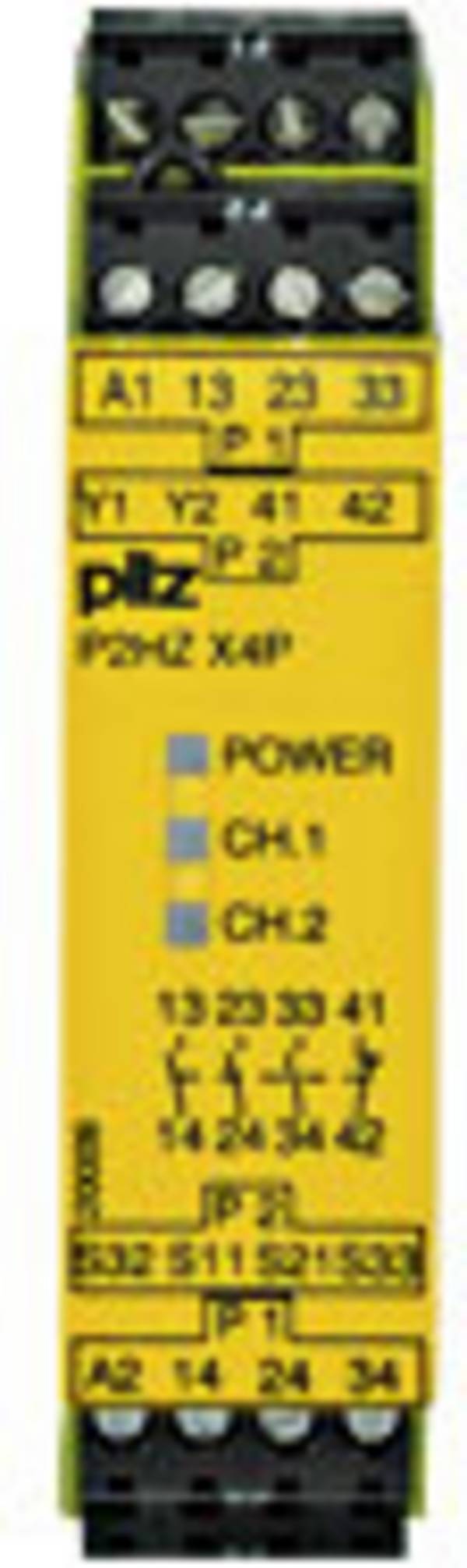 sigurnosni relej P2HZ X4P 24VDC 3n/o 1n/c PILZ Radni napon (broj): 24 V/DC 3 zatvarač, 1 otvarač (Š x V x D) 22.5 x 94 x 121 mm  1 St.