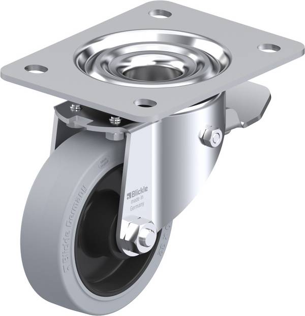 Blickle 750339 LK-POEV 100R-3-ST-SG okretni kotač s kočnicom Promjer kotača: 100 mm Nosivost (maks.): 200 kg 1 St.