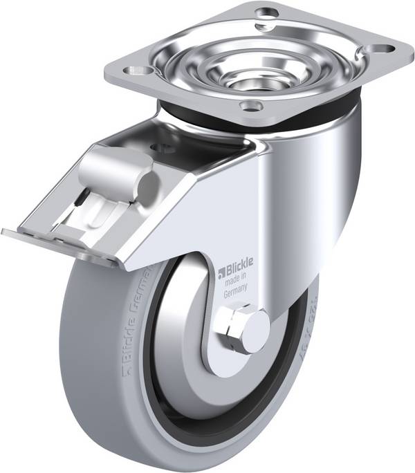 Blickle 740386 LK-POEV 125KA-1-FI-SG-FA okretni kotač s kočnicom Promjer kotača: 125 mm Nosivost (maks.): 250 kg 1 St.