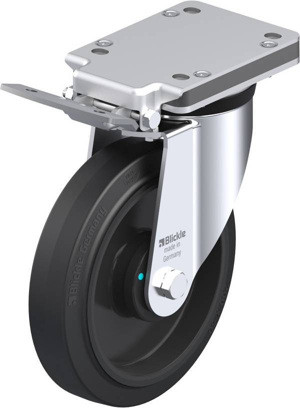 Blickle 851317 LK-POEV 200KAD-IS okretni kotač s kočnicom Promjer kotača: 200 mm Nosivost (maks.): 500 kg 1 St.