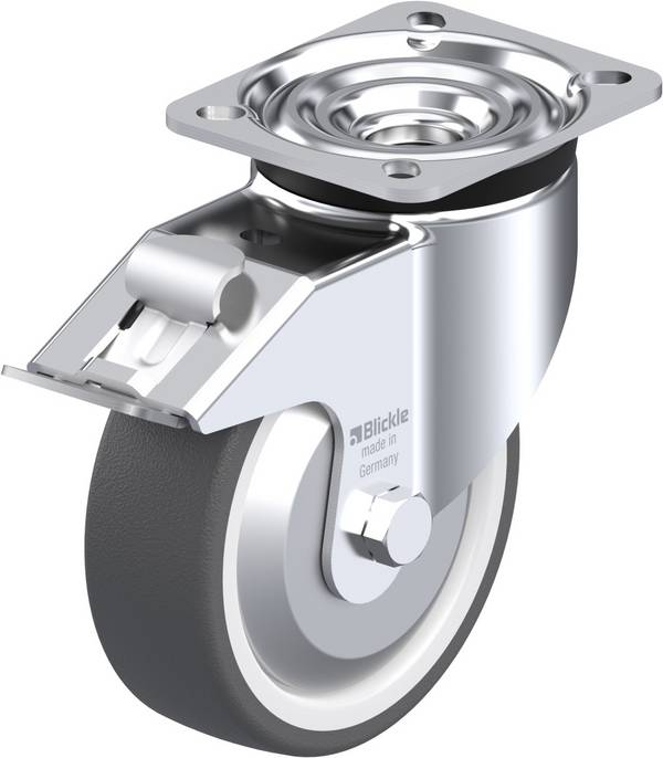Blickle 750422 LK-POTH 125KA-1-FI-FA okretni kotač s kočnicom Promjer kotača: 125 mm Nosivost (maks.): 350 kg 1 St.