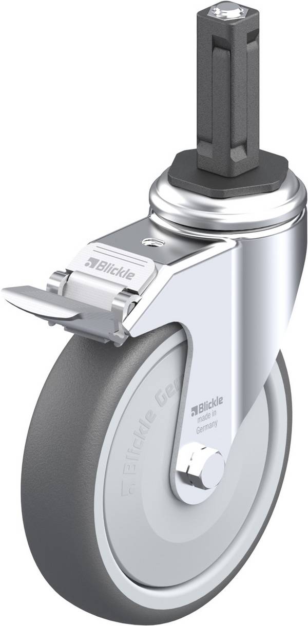 Blickle 848891 LKRA-PATH 126KF-11-FI-EV12 okretni kotač s kočnicom Promjer kotača: 125 mm Nosivost (maks.): 120 kg 1 St.