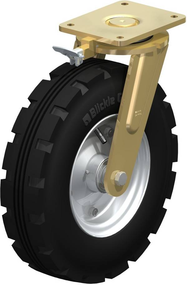 Blickle 852130 LS-PS 432K-RI4 okretni kotač s kočnicom Promjer kotača: 420 mm Nosivost (maks.): 750 kg 1 St.
