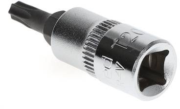 Torx bit T20 od metala, pogodan za ključeve, pokazuje preciznu izradu i robusni dizajn za višenamjensku upotrebu.