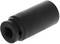 Crni, valjkasti adapter ili dodatak alata s otvorom na jednom kraju, vjerojatno pogodan za upotrebu sa odvijačem ili sličnim uređajem.