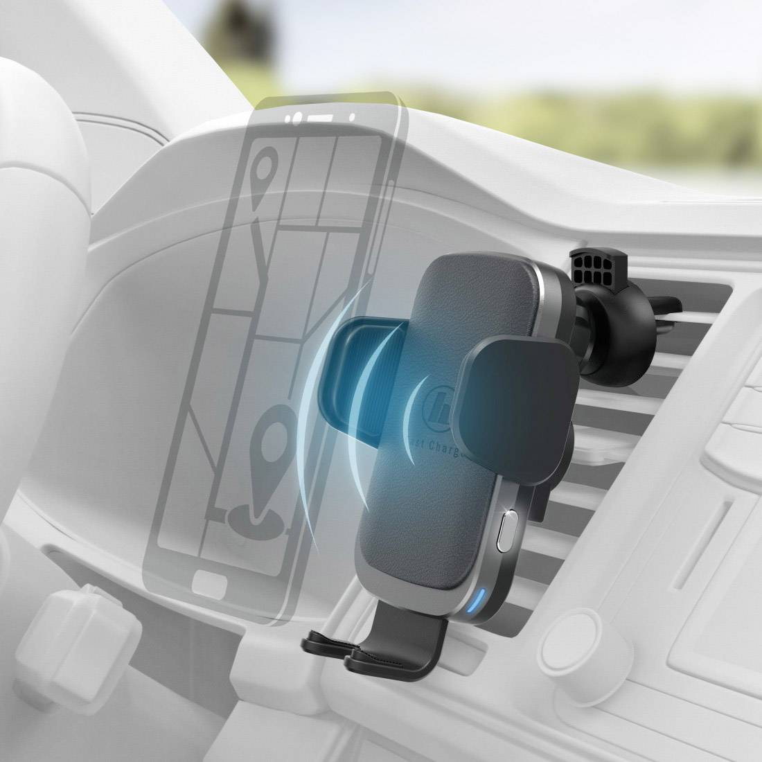 Hama indukcijski punjač 2000 mA FC10 Motion Prime Line 00188300 Izlazi standard indukcijskog punjenja crna-1