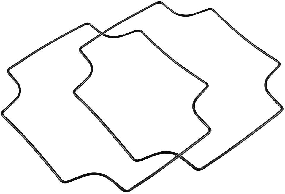 Hammond Electronics 1557DGASKET Pakking Silicone Zwart 1 stuk(s)
