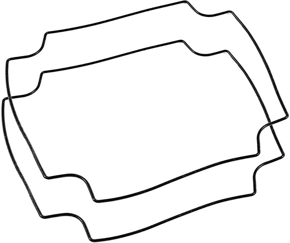Hammond Electronics 1557FGASKET Pakking Silicone Zwart 1 stuk(s)