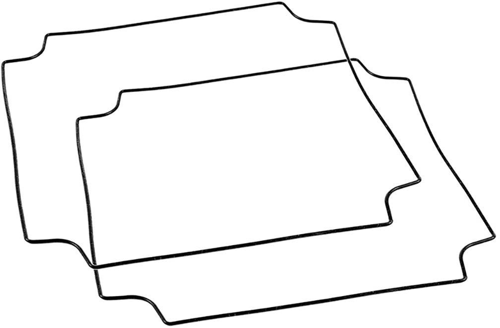 Hammond Electronics 1557HGASKET Pakking Silicone Zwart 1 stuk(s)
