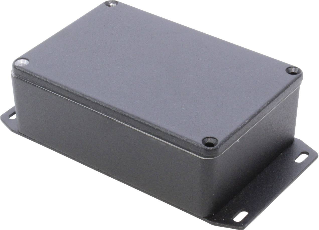 Hammond Electronics 1590WB3FBK Universele behuizing 116 x 77 x 38 Aluminium spuitgietwerk Zwart 1 stuk(s)