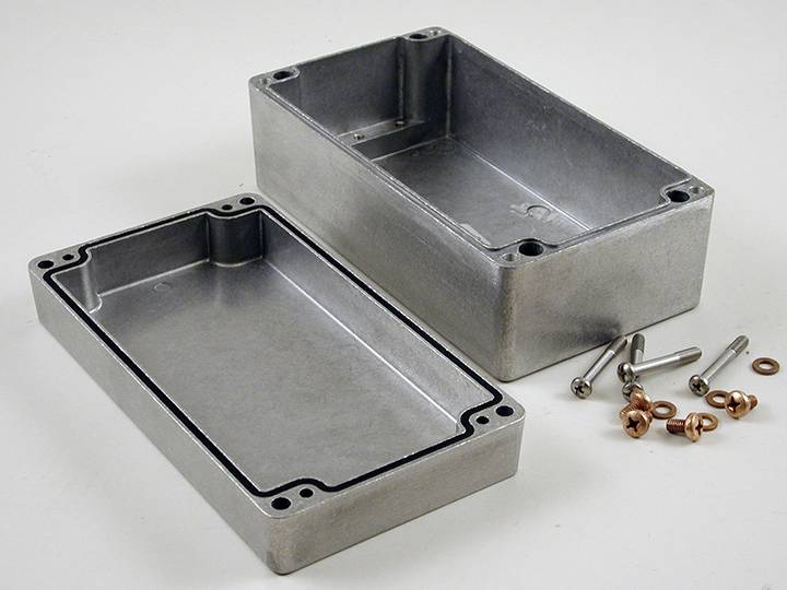 Hammond Electronics 1590Z155 Universele behuizing 221 x 120 x 91 Aluminium spuitgietwerk Natuur 1 stuk(s)