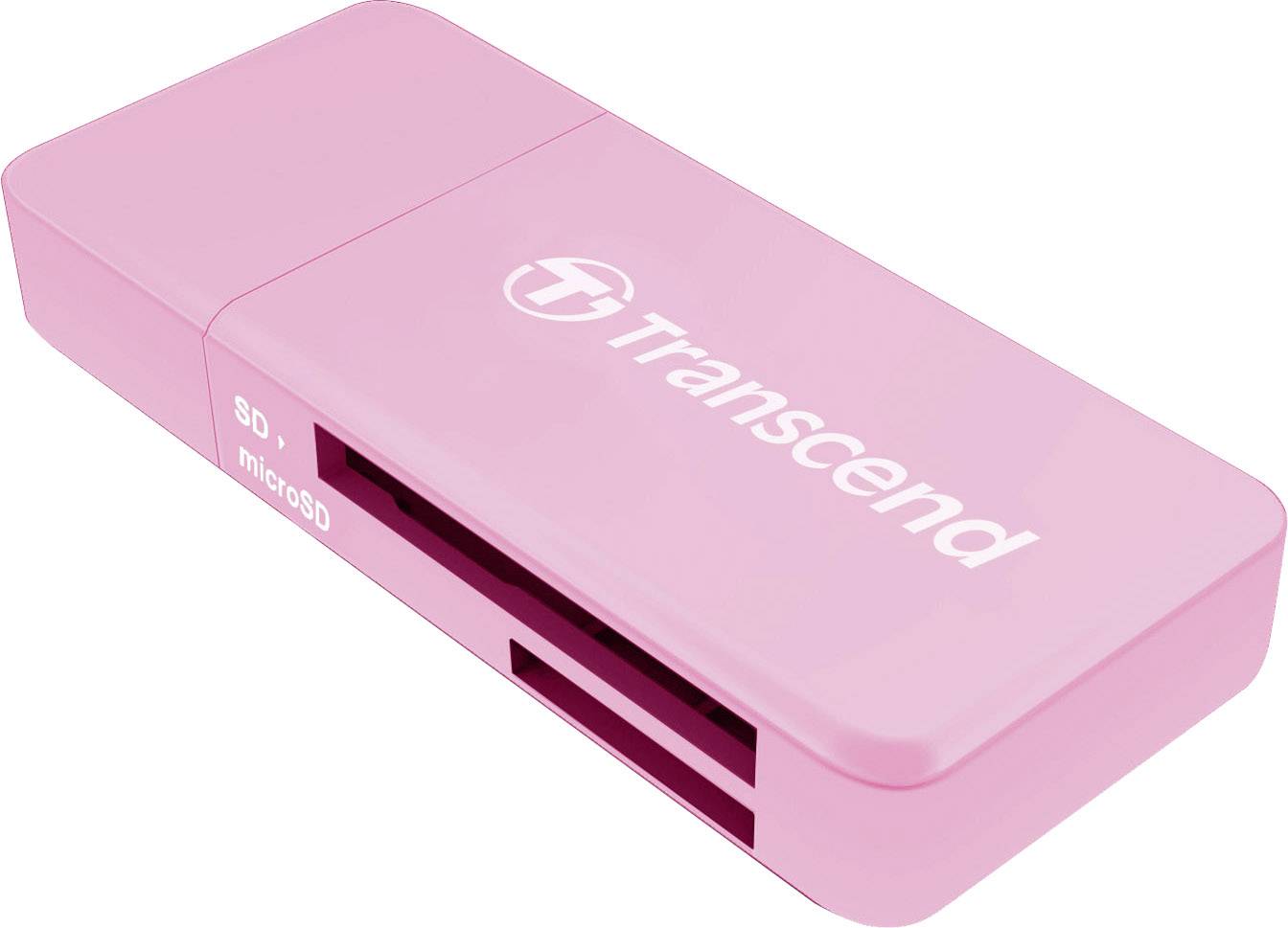 Transcend TS-RDF5R Externe geheugenkaartlezer USB-A 3.2 Gen 1 Roze