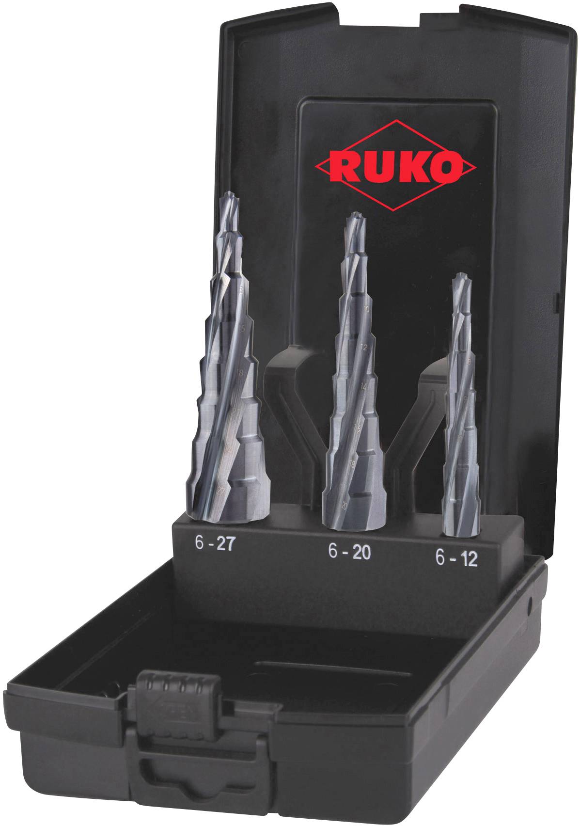 RUKO 101087PRO ULTIMATECUT HSS Getrapteboorset 3-delig 3 vlakken schacht 1 set(s)