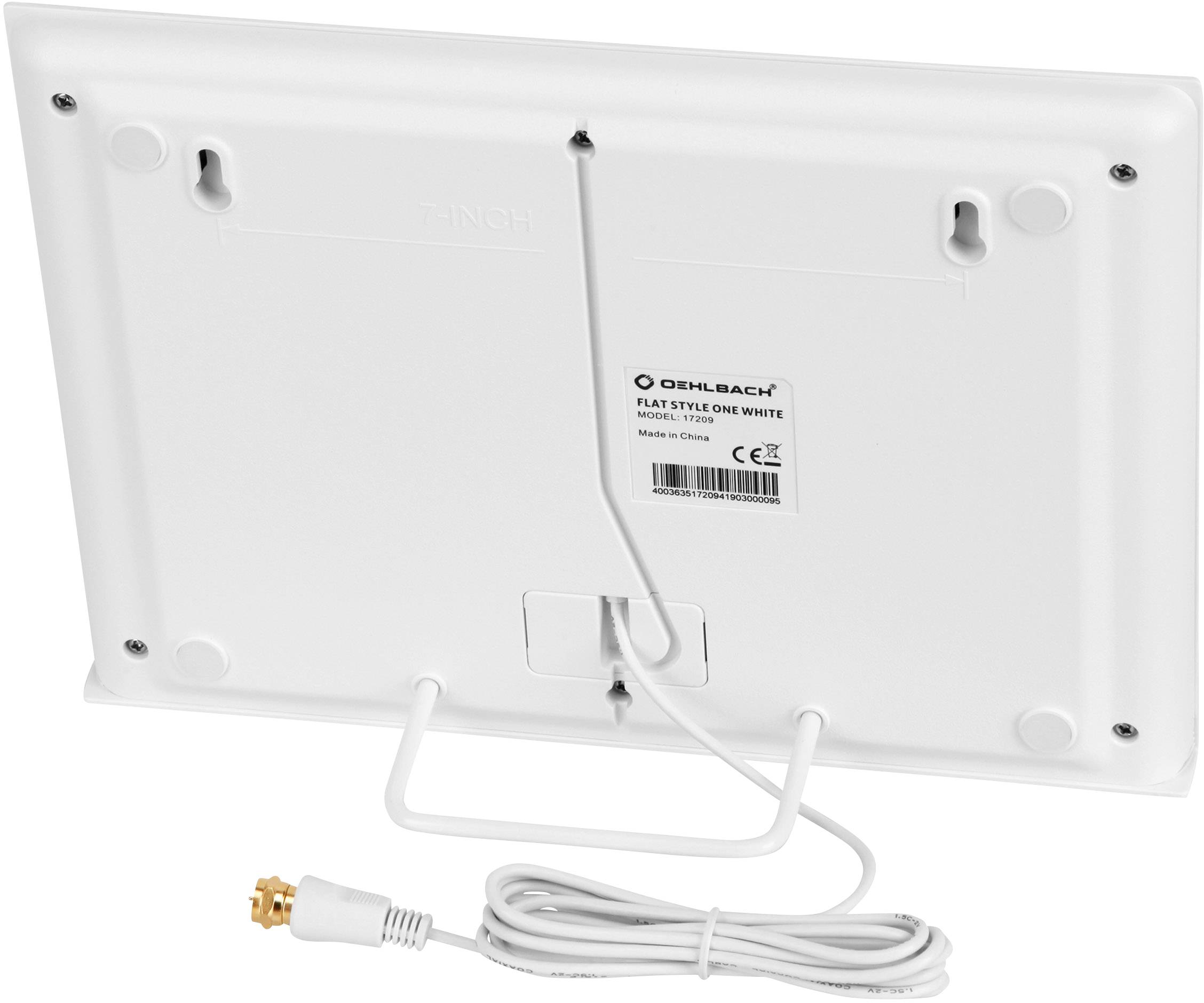Oehlbach Flat Style One aktivna DVB-T/t2 ravna antena unutrašnje područje bijela-2
