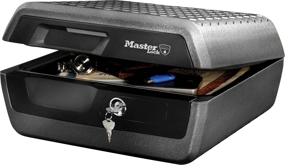 Master Lock LCFW30100 LCFW30100 Brandwerende box Vuurvast, 2-sleutel-systeem, Waterafstotend, Brandwerend Sleutelslot