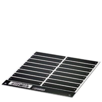 Phoenix Contact 0803988 LS-EMSP-AL (78X18) BK Apparaatmarkering Montagemethode: Schroeven, Nieten Markeringsvlak: 78 x 18 mm Zwart 5 stuk(s)
