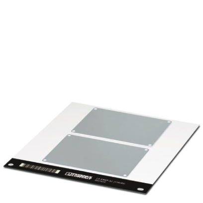 Phoenix Contact 0831620 LS-EMSP-AL (110X80) Apparaatmarkering Montagemethode: Schroeven, Nieten Markeringsvlak: 110 x 80 mm Aluminium Aantal markeringen: 10 5