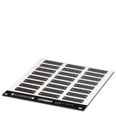 Phoenix Contact 0831626 LS-EMSP-AL (39X15) BK Apparaatmarkering Montagemethode: Schroeven, Nieten Markeringsvlak: 39 x 15 mm Zwart Aantal markeringen: 120 5