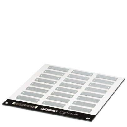 Phoenix Contact 0831653 LS-EMSP-V4A (39X15) Apparaatmarkering Montagemethode: Schroeven, Nieten Markeringsvlak: 39 x 15 mm Zilver Aantal markeringen: 120 5