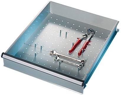 Manuflex ZB3085 Gereedschapshouder voor behuizing lades met fronthoogte Scheuruitzetting 50-300 mm, HxØ = 25 x 6 mm