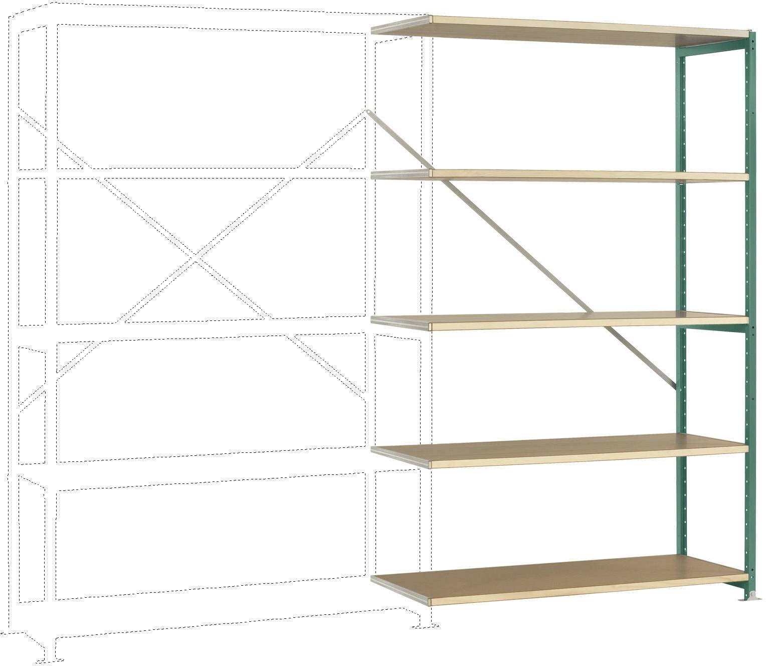 Manuflex RP1128.0001 Magazijnstelling uitbreidingsmodule (b x h x d) 960 x 2600 x 300 mm Hout