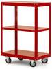 Manuflex TRANSOMOBIL TP4012.0001 etažna kolica uređaj za kočenje čelik obložen s prahom siva, zelena