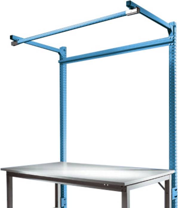 Manuflex ZB3863.5007  Građevinski portal s nosačem za UNIVERSAL + PROFI posebne osnovne stolove, korisne visine 1500 mm