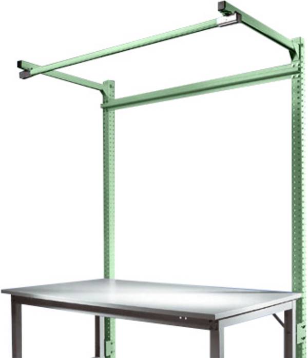 Manuflex ZB3863.6011  Građevinski portal s nosačem za UNIVERSAL + PROFI posebne osnovne stolove, korisne visine 1500 mm