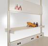 Manuflex LZ8262.7035 ESD most za UNIVERZALNE radne stolove širine stola 1500 mm, ŠxDxV = 1338 x 350 x 25 mm svijetlosiva