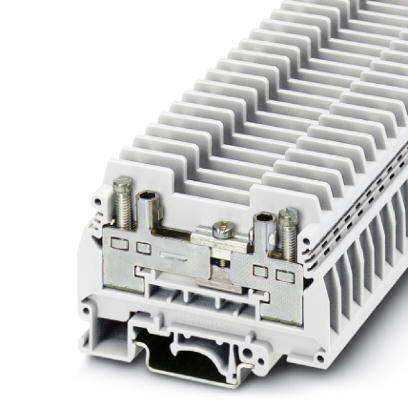 Električni uređaj za hlađenje sive boje s rebrasto strukturiranom površinom za regulaciju temperature. Pogodan za industrijske primjene.