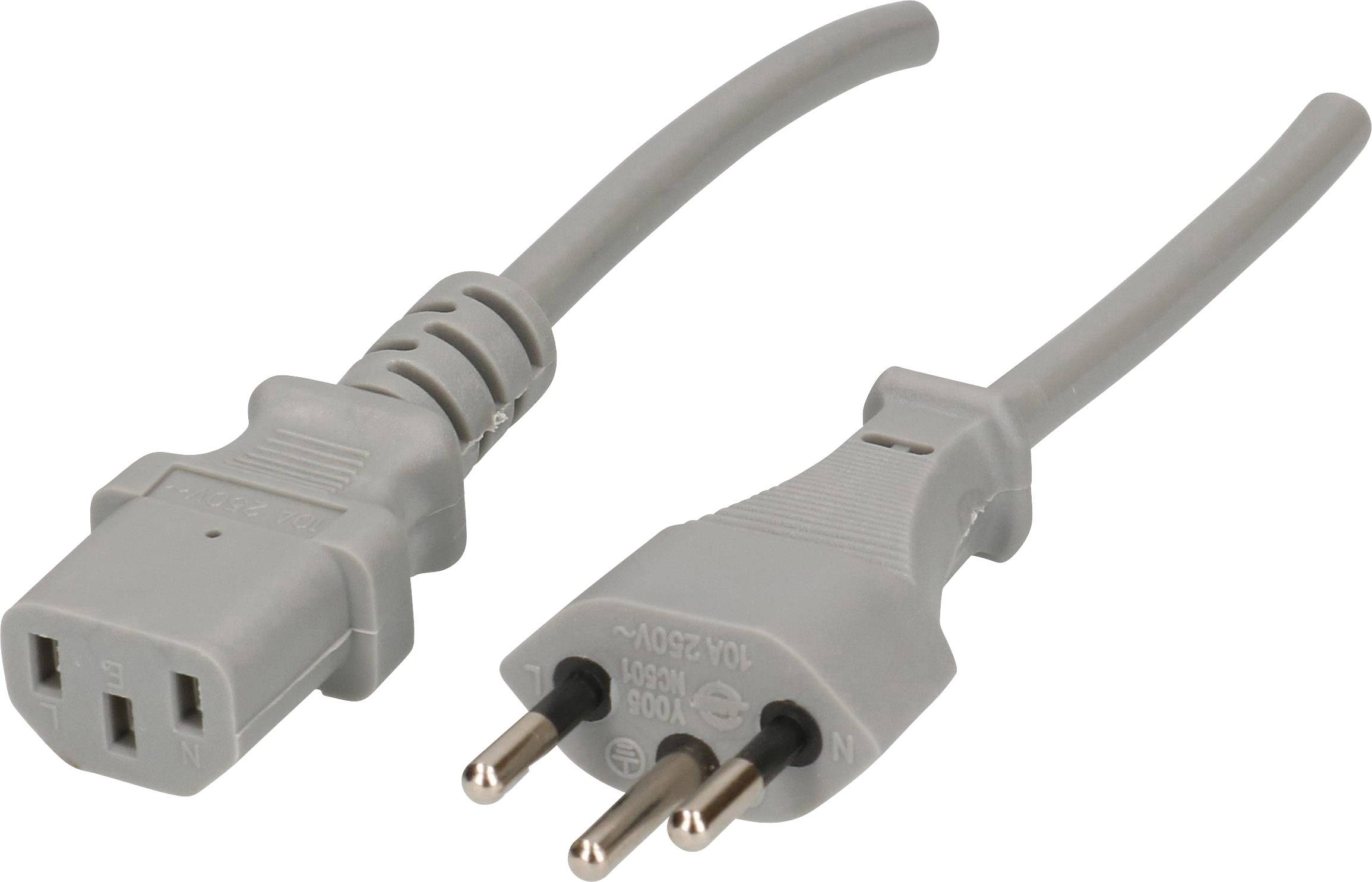 Max Hauri 136733 struja priključni kabel siva 2.00 m