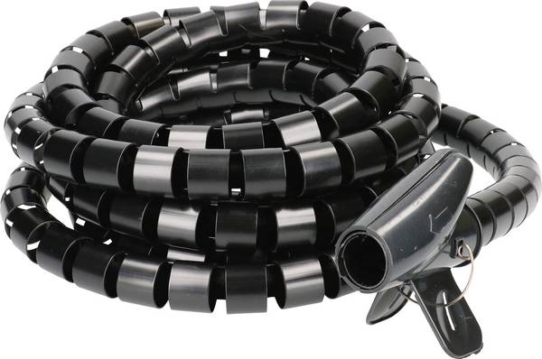 Cablehome 128536  spiralno crijevo crna plastika   1 St.